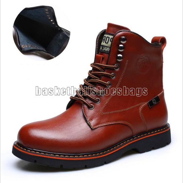 men genuine leather boots spring autumn winter cowhide man shoes ankle boot men's snow shoes original martin boots work plus size 38-44, Black
men genuine leather boots spring autumn winter cowhide man shoes ankle boot men's snow shoes original martin boots work plus size 38-44, Black