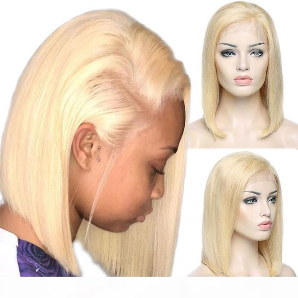 #613 short bob natural straight lace front wig full lace human hair wig remy hairwith baby hair pre plucked hairline for black women, Black;brown
#613 short bob natural straight lace front wig full lace human hair wig remy hairwith baby hair pre plucked hairline for black women, Black;brown