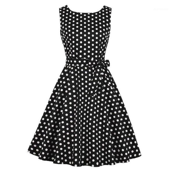 casual dresses retro polka dot rockabilly black dress women sleeveless a line with sashes summer party 50s vintage vestido1, Black;gray
casual dresses retro polka dot rockabilly black dress women sleeveless a line with sashes summer party 50s vintage vestido1, Black;gray
