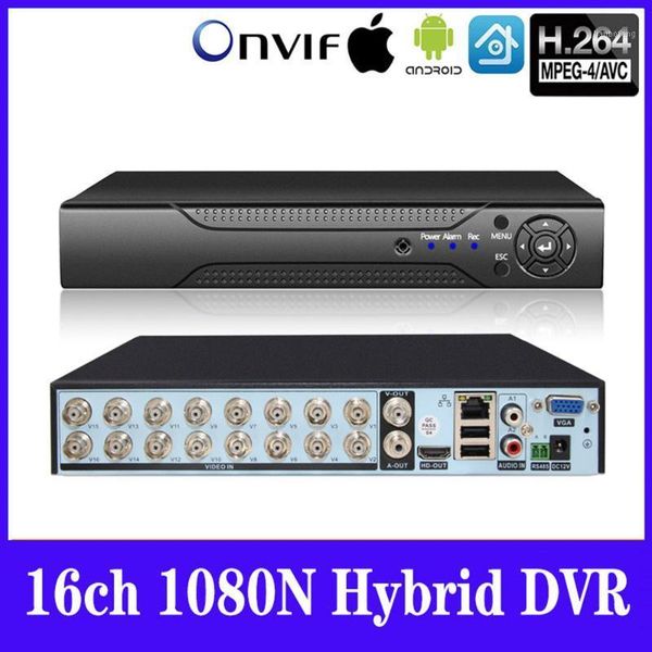 5in1 16ch * 1080n ahd dvr de vigilancia de seguridad cctv video grabador hybriddvr for1080p/720 p/960 h analógico ahd cvi tvi ip1, Black;white
5in1 16ch * 1080n ahd dvr de vigilancia de seguridad cctv video grabador hybriddvr for1080p/720 p/960 h analógico ahd cvi tvi ip1, Black;white
