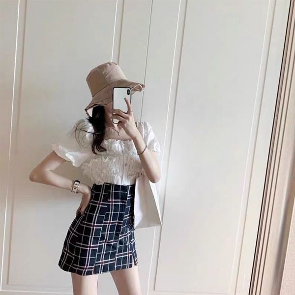 xqm50 2020 summer suit new mori new super fairy suitsummer style aging fashion slimming graceful plaid skirt two-piece suit spri1, Gray
xqm50 2020 summer suit new mori new super fairy suitsummer style aging fashion slimming graceful plaid skirt two-piece suit spri1, Gray