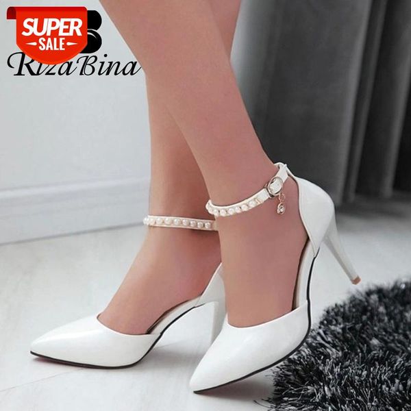 rizabina women pumps shoes fashion buckle with crystal pearls shoes women modern pointed toe thin high heels footwear size 33-43 #u63j
rizabina women pumps shoes fashion buckle with crystal pearls shoes women modern pointed toe thin high heels footwear size 33-43 #u63j