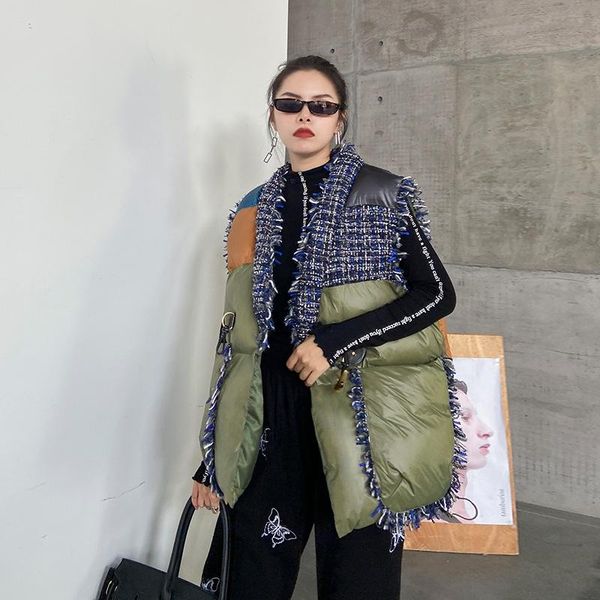 2020 fashion short warm winter women's sleeveless jacket plus sizes cotton padded vest woman thick ladies clothing large sizes, Black;white
2020 fashion short warm winter women's sleeveless jacket plus sizes cotton padded vest woman thick ladies clothing large sizes, Black;white