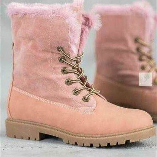 new winter snow lace up thick fur warm female shoes fashion women ankle boots botas mujer y200915, Black
new winter snow lace up thick fur warm female shoes fashion women ankle boots botas mujer y200915, Black