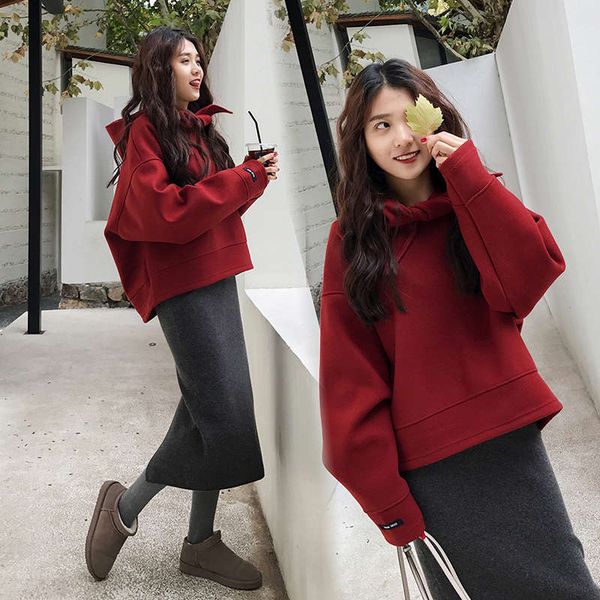 large women's clothing autumn and winter 2020 new woolen sweater half skirt foreign style age reducing fat mm two piece suit, Black
large women's clothing autumn and winter 2020 new woolen sweater half skirt foreign style age reducing fat mm two piece suit, Black