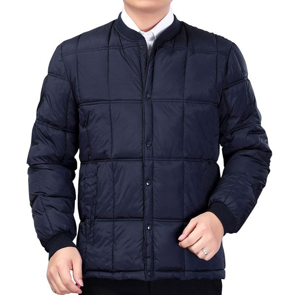 brand winter men's jackets for male thickened feather down cotton inner liner leisure and warmth jacket clothing, Black
brand winter men's jackets for male thickened feather down cotton inner liner leisure and warmth jacket clothing, Black