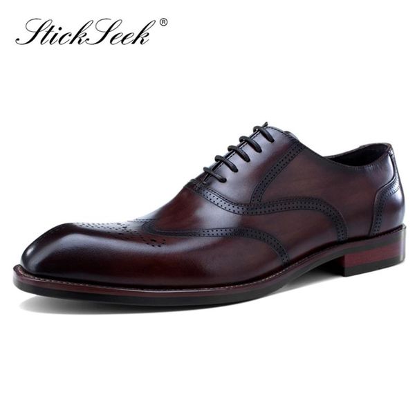 new british genuine leather formal dress wingtip brogue shoes square toe brathable men's banquet welted wedding oxfords sk137, Black
new british genuine leather formal dress wingtip brogue shoes square toe brathable men's banquet welted wedding oxfords sk137, Black