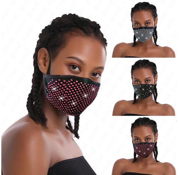 washable reusable new bling fashion diamond mask pm2.5 shield sun drill shiny face cover mouth masks anti-dust mouth-muffle d681
washable reusable new bling fashion diamond mask pm2.5 shield sun drill shiny face cover mouth masks anti-dust mouth-muffle d681