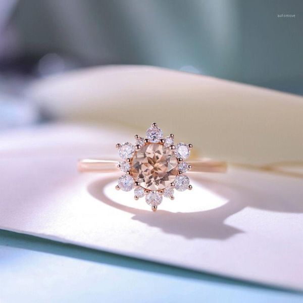 cluster rings solid 14k rose gold morganite and moissanite floral engagement ring for women anniversary gift promised ring1, Golden;silver
cluster rings solid 14k rose gold morganite and moissanite floral engagement ring for women anniversary gift promised ring1, Golden;silver