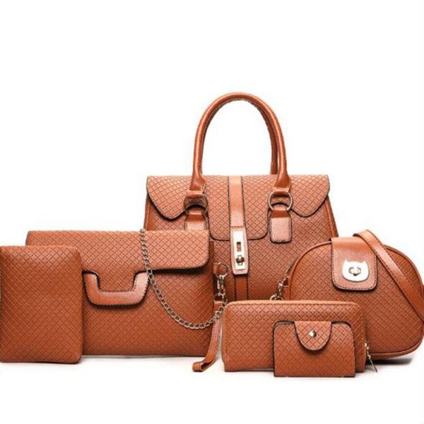 6pcs bag set for women 2020 leather handbag brand fashion design shoulder crossbody bags ladies messenger bag clutch purse bolsa
6pcs bag set for women 2020 leather handbag brand fashion design shoulder crossbody bags ladies messenger bag clutch purse bolsa
