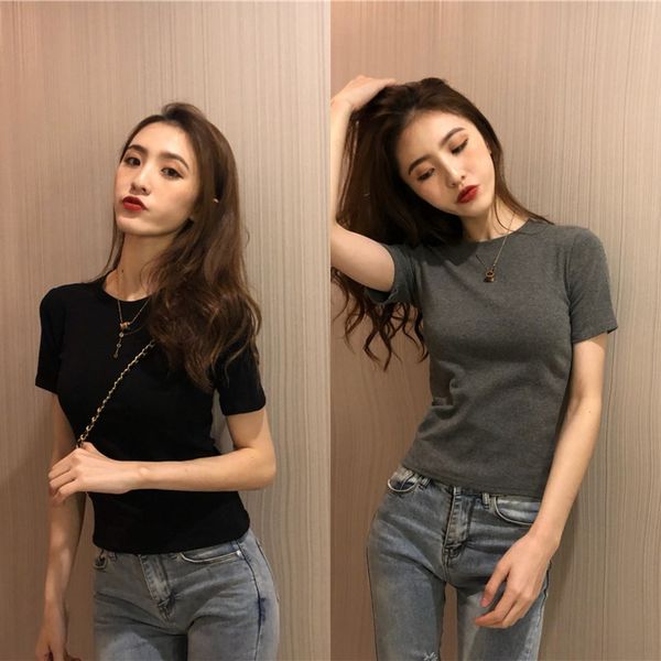 uqjci short sleeve t- for women new t- shirt basic 2020 korean solid color versatile shirtsummer style slim and slim elastic bottoming shirt, White
uqjci short sleeve t- for women new t- shirt basic 2020 korean solid color versatile shirtsummer style slim and slim elastic bottoming shirt, White