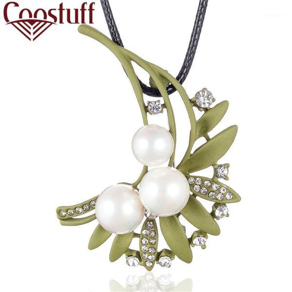 vintage plant jewelry long necklace for women leaf pendants black rope chain jewellery beads crystal suspension choker ale1, Silver
vintage plant jewelry long necklace for women leaf pendants black rope chain jewellery beads crystal suspension choker ale1, Silver