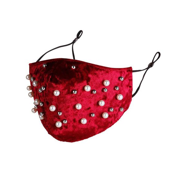 rhinestone pearl masks washable solid color breathable cotton mouth cover party face mask reusable cycling windproof mask 9075
rhinestone pearl masks washable solid color breathable cotton mouth cover party face mask reusable cycling windproof mask 9075