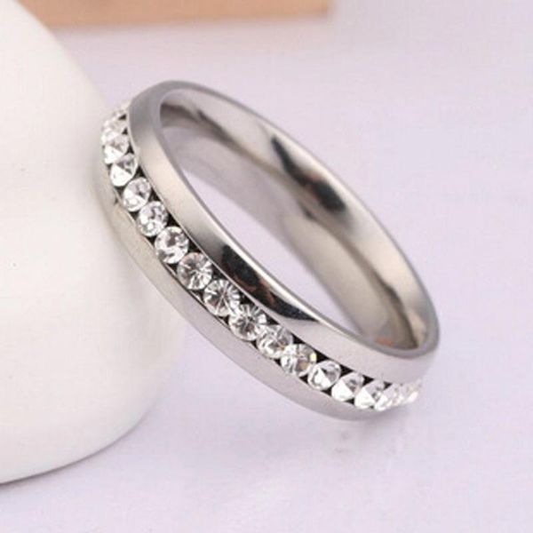 simple single row zircon ring men and women stainless steel ring single 6mm wide titanium steel round, Slivery;golden
simple single row zircon ring men and women stainless steel ring single 6mm wide titanium steel round, Slivery;golden