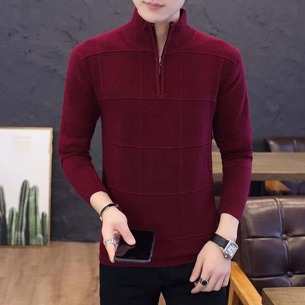 2020 новая водолазка мужская свитер свитер pullovers зимняя стойка воротник молния slim fit толстый теплый повседневная вязать теплый трикот, White;black
2020 новая водолазка мужская свитер свитер pullovers зимняя стойка воротник молния slim fit толстый теплый повседневная вязать теплый трикот, White;black