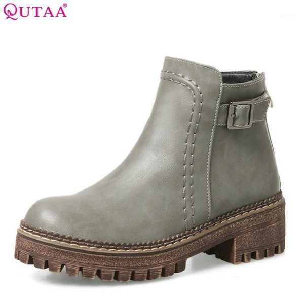 qutaa 2021 women ankle boots pu leather zipper deisgn westrn style round toe women square heel motorcycle boots size 33-431, Black
qutaa 2021 women ankle boots pu leather zipper deisgn westrn style round toe women square heel motorcycle boots size 33-431, Black