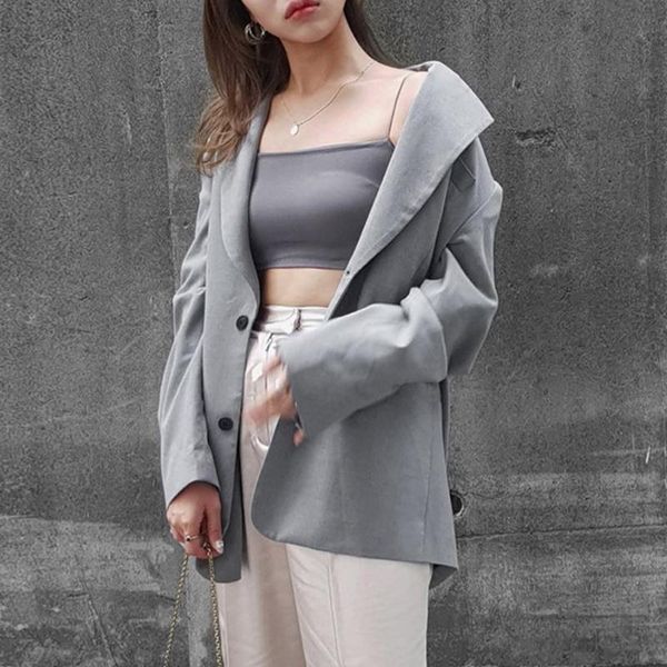 spring ladies blazers 2020 new fashion single breasted slim blazer women suit jacket pink female plus size blazer femme#g30, White;black
spring ladies blazers 2020 new fashion single breasted slim blazer women suit jacket pink female plus size blazer femme#g30, White;black