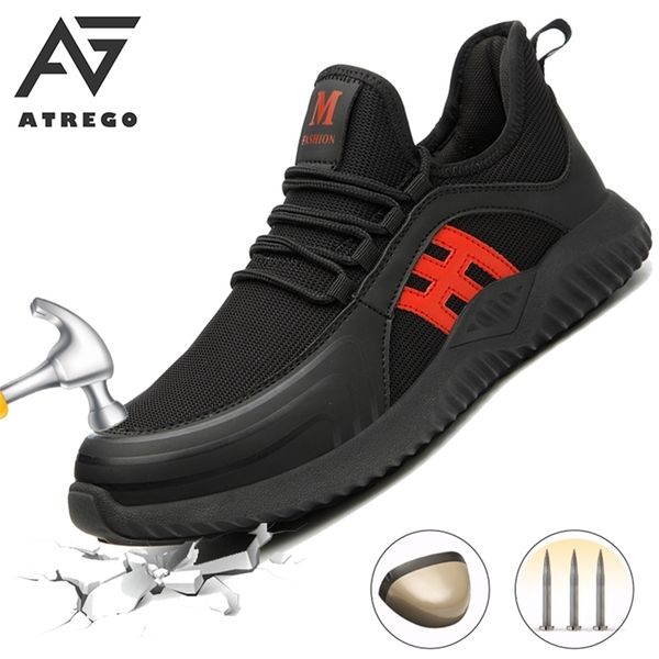atrego breathable lightweight men night reflective steel toe outdoor sneakers non-slip anti-puncture safety shoes y200915, Black;brown
atrego breathable lightweight men night reflective steel toe outdoor sneakers non-slip anti-puncture safety shoes y200915, Black;brown