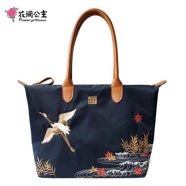 flower princess women original embroidery tote bag nylon waterproof women's shoulder bag female casual handbags ladies hand
flower princess women original embroidery tote bag nylon waterproof women's shoulder bag female casual handbags ladies hand