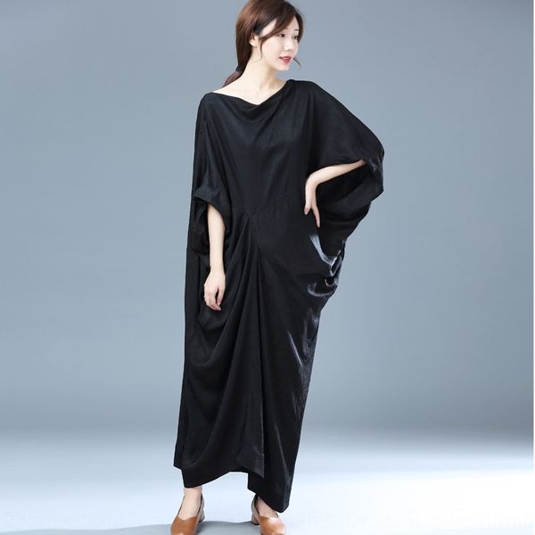 cloth mile 2020 summer new irregular silk dress structure dress dresslong skirt dressloose personalitylarge size shows thin women's lon, Black;gray
cloth mile 2020 summer new irregular silk dress structure dress dresslong skirt dressloose personalitylarge size shows thin women's lon, Black;gray