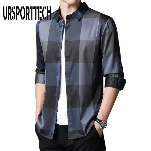 new mens casual long sleeve plaid shirt men spring autumn slim fit male social formal business dress shirt brand men's clothing, White;black
new mens casual long sleeve plaid shirt men spring autumn slim fit male social formal business dress shirt brand men's clothing, White;black
