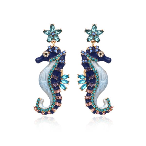 european and american personality insert oil sea horse ring retro animal ear nail lovely female ear ornaments wholesale, Golden;silver
european and american personality insert oil sea horse ring retro animal ear nail lovely female ear ornaments wholesale, Golden;silver