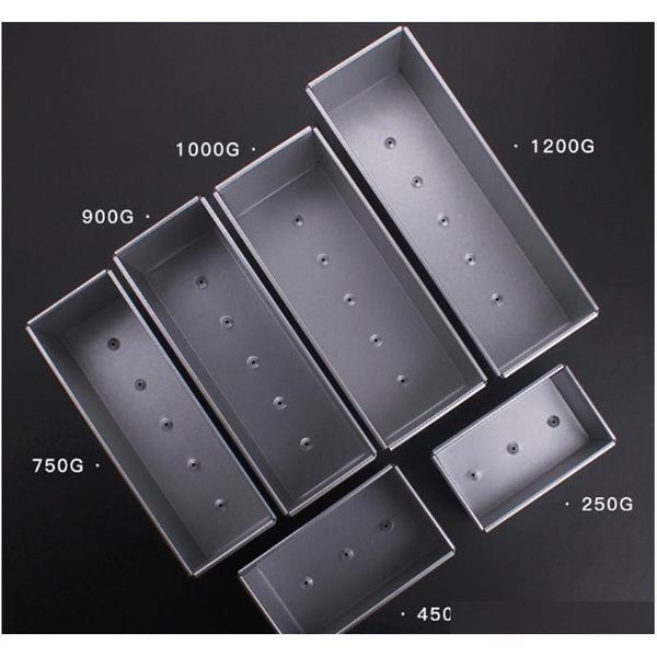 250g/450g/750g/900/1000/1200g aluminum alloy toast boxes bread loaf pan cake mold baking tool with lid t200111 ozcly
250g/450g/750g/900/1000/1200g aluminum alloy toast boxes bread loaf pan cake mold baking tool with lid t200111 ozcly