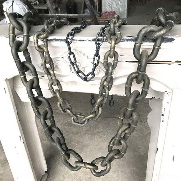 lhqex rusty halloween and house horror haunted decoration plastic prisoner chain iron prop chain iron simulation film props television simul
lhqex rusty halloween and house horror haunted decoration plastic prisoner chain iron prop chain iron simulation film props television simul