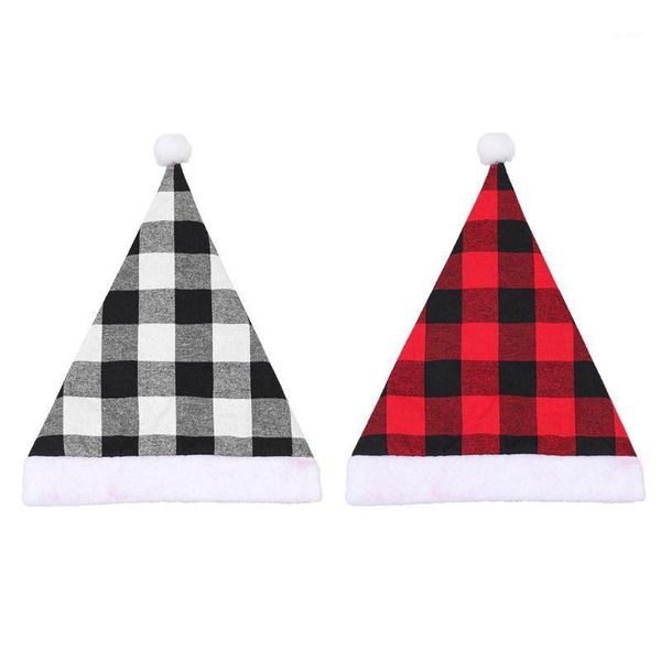 christmas hat santa claus costume xmas plaid cap for home party decoration happy new year gift1
christmas hat santa claus costume xmas plaid cap for home party decoration happy new year gift1