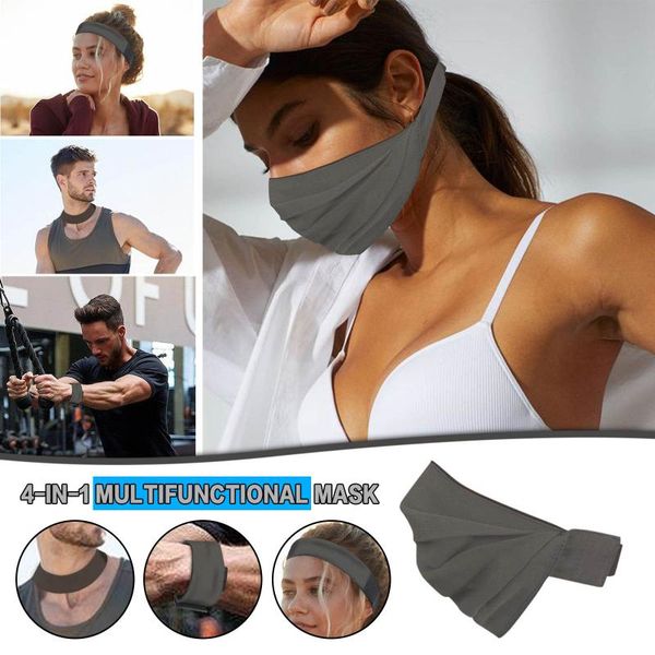 2021 new 4 in 1 multifunction mask transforms from a face cover to a bracelet headband outdoor cycling riding facemask, Black
2021 new 4 in 1 multifunction mask transforms from a face cover to a bracelet headband outdoor cycling riding facemask, Black