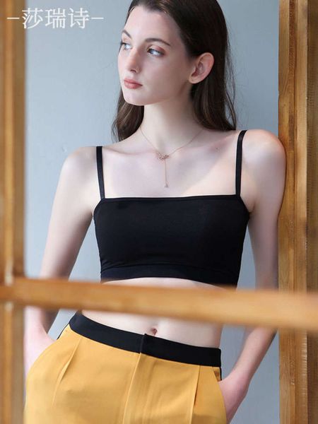 beautiful back underwear type no steel ring gathered white girl bra bottom with sling waistcoat, Black;white
beautiful back underwear type no steel ring gathered white girl bra bottom with sling waistcoat, Black;white
