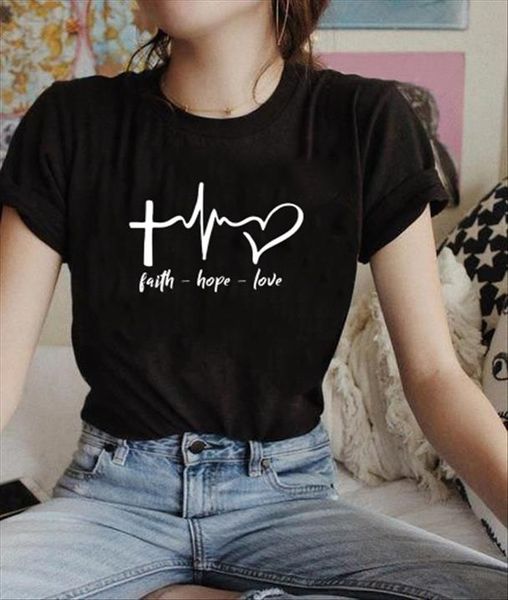 вера, надежда, любовь христианских женщины tshirt вера надежда любовь heartbeat tee вдохновенный слоган женщина мода graphic tee иисус, White
вера, надежда, любовь христианских женщины tshirt вера надежда любовь heartbeat tee вдохновенный слоган женщина мода graphic tee иисус, White