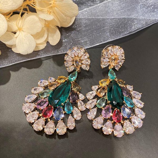 dangle & chandelier bilincolor elegant color large zircon bridal banquet earrings long female luxury jewelry, Silver
dangle & chandelier bilincolor elegant color large zircon bridal banquet earrings long female luxury jewelry, Silver