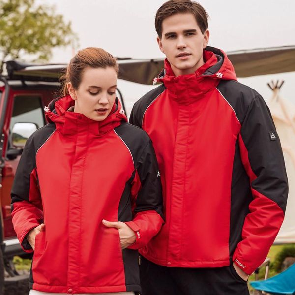 men women waterproof coat warm thick fleece lining breathable hiking skiing snowboarding outerwear winter, Tan;black
men women waterproof coat warm thick fleece lining breathable hiking skiing snowboarding outerwear winter, Tan;black