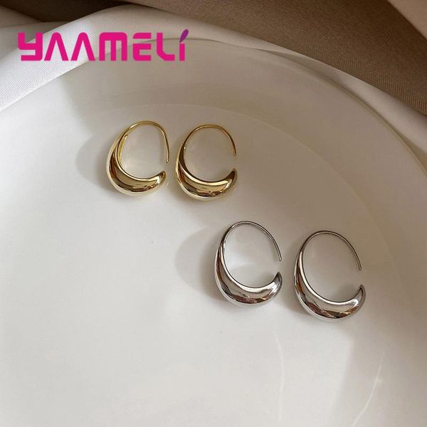 hoop & huggie simple solid sterling silver 925 earring jewelry geometric shaped korean style pendientes for woman girl party accessories, Golden;silver
hoop & huggie simple solid sterling silver 925 earring jewelry geometric shaped korean style pendientes for woman girl party accessories, Golden;silver