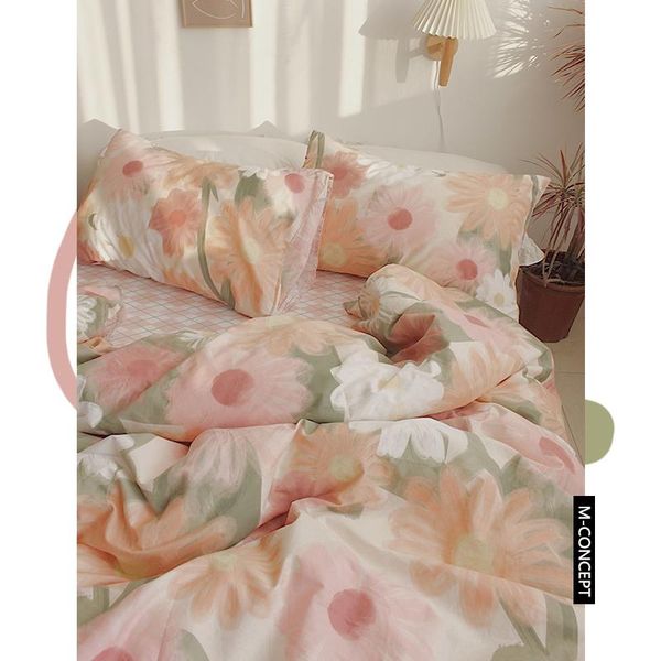bedding sets 3 / 4 piece cotton oil painting printing double bed plaid sheet gentle girl room decoration quilt cover
bedding sets 3 / 4 piece cotton oil painting printing double bed plaid sheet gentle girl room decoration quilt cover