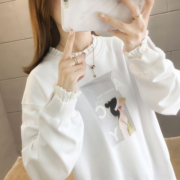 p5kbn fake two women's long korean sweater sweater version 2020 new autumn loose sleeve korean student trend thin edyir, Black
p5kbn fake two women's long korean sweater sweater version 2020 new autumn loose sleeve korean student trend thin edyir, Black