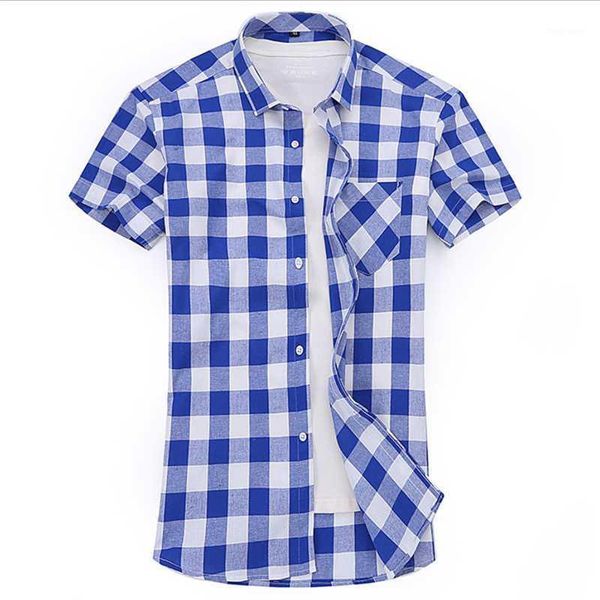 men short sleeved casual cotton design plaid shirt blusas blouse camisa masculina koszula fashion xadrez summer mens clothing1, White;black
men short sleeved casual cotton design plaid shirt blusas blouse camisa masculina koszula fashion xadrez summer mens clothing1, White;black
