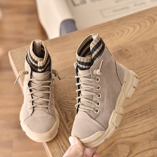 new 2020 autumn winter warm leather boys boots children martin boot girls fashion knitting shoes kids sneakers, Black
new 2020 autumn winter warm leather boys boots children martin boot girls fashion knitting shoes kids sneakers, Black