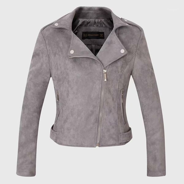 autumn women faux suede leather biker jackets 2019 female long sleeve zipper suede coat streetwear gray outfit1, Black
autumn women faux suede leather biker jackets 2019 female long sleeve zipper suede coat streetwear gray outfit1, Black