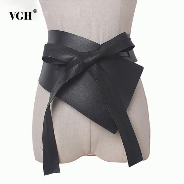 vgh 2021 summer irregular bandage female belts made of genuine pu leather cummerbunds black women belt new fashion, Black;brown
vgh 2021 summer irregular bandage female belts made of genuine pu leather cummerbunds black women belt new fashion, Black;brown