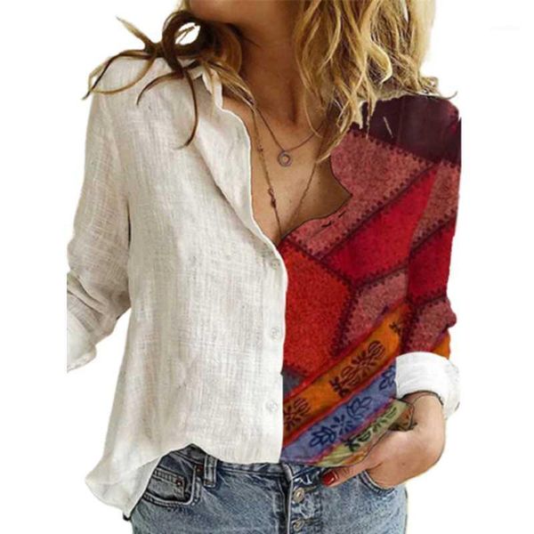 vintage geometric print blouses shirts long sleeve women autumn new patchworked office work shirt plus size 3xl lady 20201, White
vintage geometric print blouses shirts long sleeve women autumn new patchworked office work shirt plus size 3xl lady 20201, White