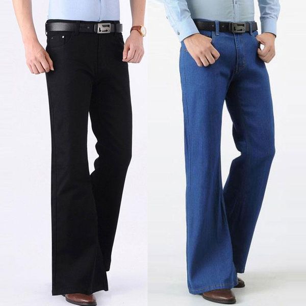 men's jeans men fashion retro big flare pants 2021 men's loose denim wide feet slim thin size 28-381, Blue
men's jeans men fashion retro big flare pants 2021 men's loose denim wide feet slim thin size 28-381, Blue
