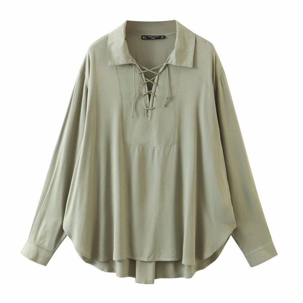 2021 summer women solid blouses shirts long sleeve bandage loose female safari style plus size street smock blusas, White
2021 summer women solid blouses shirts long sleeve bandage loose female safari style plus size street smock blusas, White