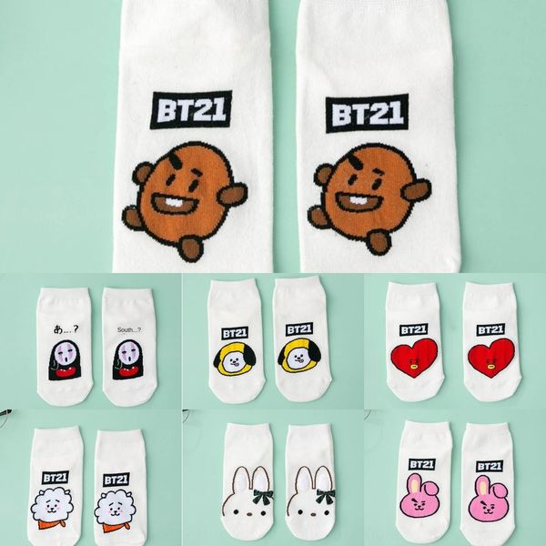 spring and summer 2020 new bt21 little fresh girl boat cotton socksboat socks all kinds of cartoon pattern shallow mouth low cotton sock, Black
spring and summer 2020 new bt21 little fresh girl boat cotton socksboat socks all kinds of cartoon pattern shallow mouth low cotton sock, Black