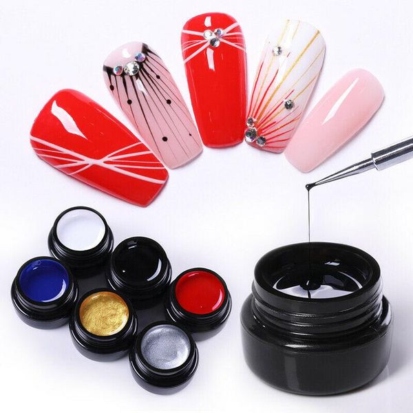 nail art uv gel drawing elastic line painting gel lacquer silk spider doodle nail polishing, Red;pink
nail art uv gel drawing elastic line painting gel lacquer silk spider doodle nail polishing, Red;pink