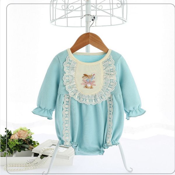 2021 new spring easter clothes baby girl long sleeve romper lace rabbit suit clothes newborn jumpsuit e9205, Blue
2021 new spring easter clothes baby girl long sleeve romper lace rabbit suit clothes newborn jumpsuit e9205, Blue