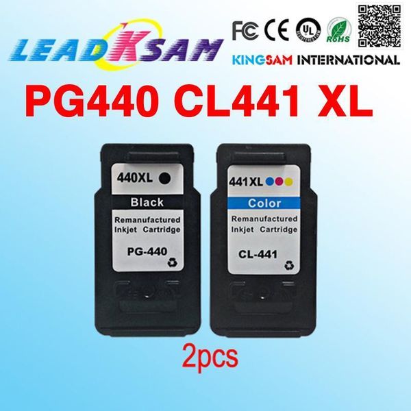

2x compatible ink cartridge for pg 440 cl 441 pg-440 cl-441 pixma mx394 mx434 mx454 mx524 mg2240 mg3540 mg42401