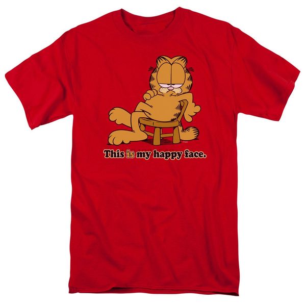 garfield happy face sizes s 3x new hoodie designers t shirts sweatshirt