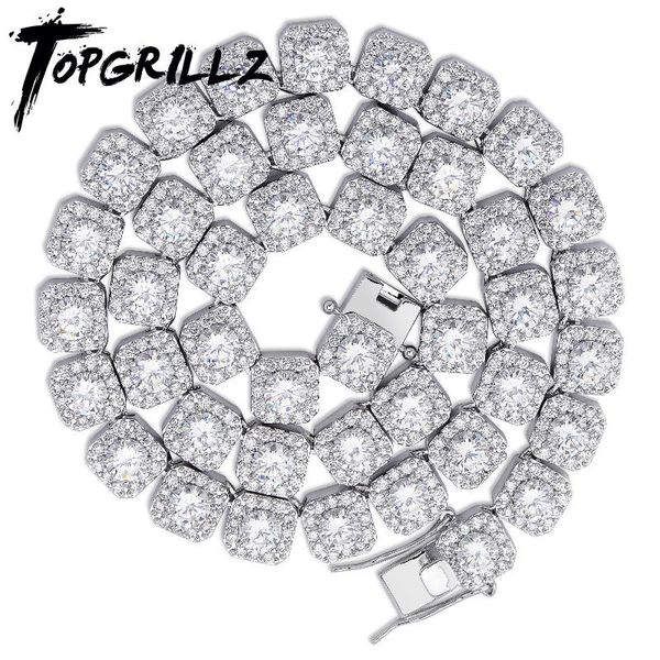 chains 10mm quality prong set big size solitaire tennis chain necklace mens iced out bling cz charm hip hop fashion jewelry 18" 22", Silver
chains 10mm quality prong set big size solitaire tennis chain necklace mens iced out bling cz charm hip hop fashion jewelry 18" 22", Silver